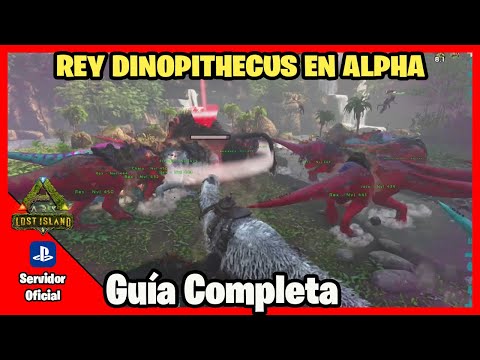Let's go for King Dinopithecus in ALPHA | ONLY | ARK Lost Island