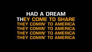 Neil Diamond - America (Karaoke)