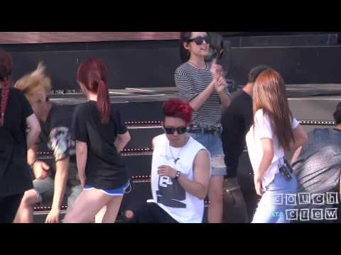 140826 Kara Rehearsal - Mamma Mia Clip @ Show Champion Summer Special (Cheongju)