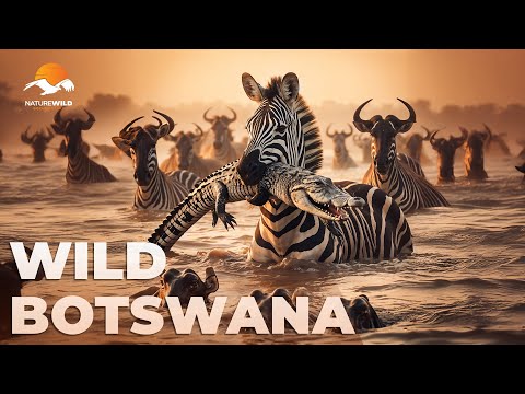 WILD BOTSWANA | Race for Survival: Gazelles, Zebras & Crocodiles in the Wild | Wildlife Documentary