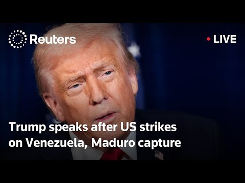 LIVE: Trump speaks after US strikes on Venezuela, Maduro capture