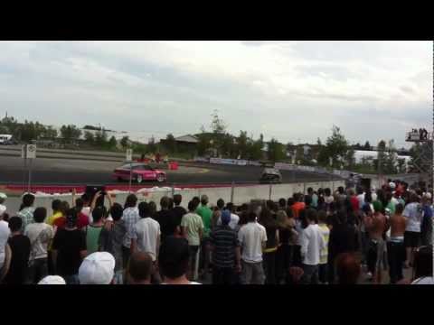 Pat Cyr crash, Final 4, round 3 Victoriaville -2nd run