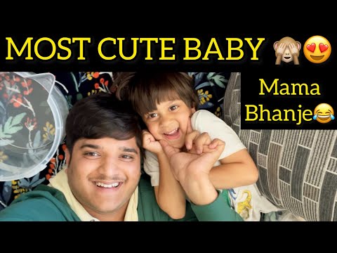 the mridul in America | Mama Bhanje | most cute baby 😍 | the mridul vlog | BroSis