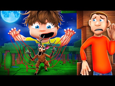 Controlling The DEER to PRANK My Daddy in 99 Nights in The Forest!
