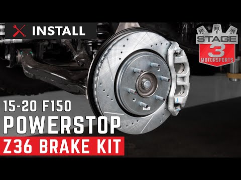 2015-2020 F150 Powerstop Z36 Complete Brake Kit Install