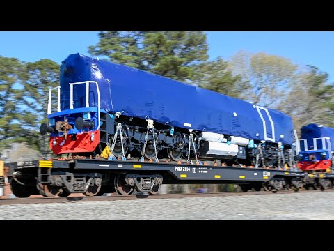 EMD GT42AC Exports Hitching a Ride w/ Ex SP Leader!