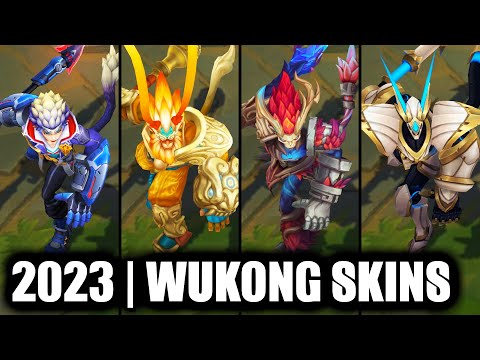 ALL WUKONG SKINS SPOTLIGHT 2023 | League of Legends