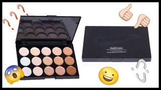 Probando producto + primera impresión| Maquillaje economico Paleta correctores en crema 👍👎