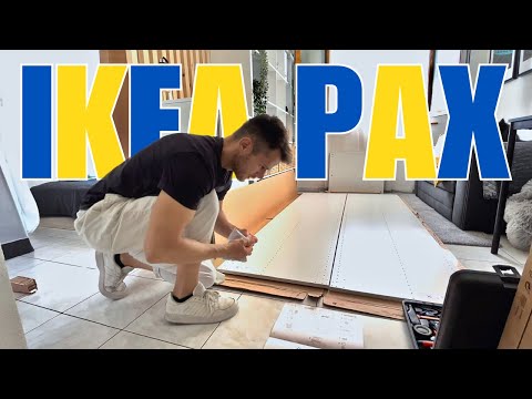 IKEA PAX WARDROBE ASEMBLING ( Part 1 )