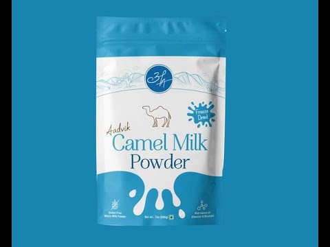 Aadvik camel milk powder 100 g, packet