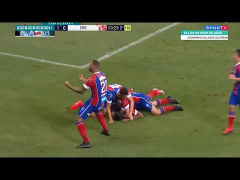 Bahia 1 x 0 CRB NO SUFOCO Melhores Momentos COMPLETO Copa Do Brasil 2019
