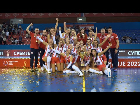 Odbojkašice "Crvene Zvezde" osvojile trofej Superkupa Srbije