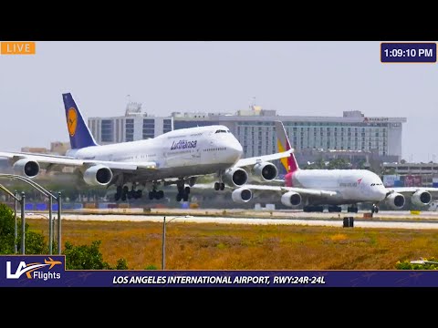 LIVE at Los Angeles International Airport | LAX LIVE | LAX Plane Spotting