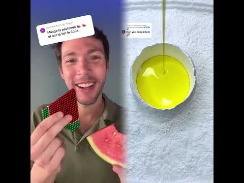 Je mange la pastèque 🍉 pour avoir 500k abonnés 🤪😂