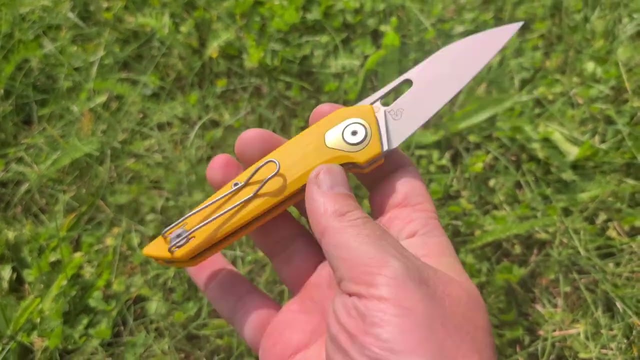 Bestech VK-Void G10 peilis Yellow G10, Bead Blasted MagnaCut by Vulpex Knives (BG63A)