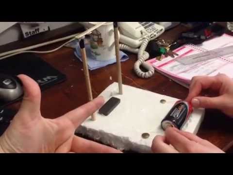 STEM Challenge, making a swing showing Flemmings Left Hand Rule