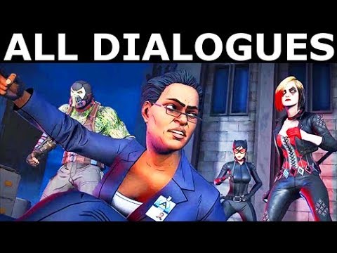 GCPD Rooftop Scene - All Dialogues & Choices - BATMAN Season 2 The Enemy Within Episode 5