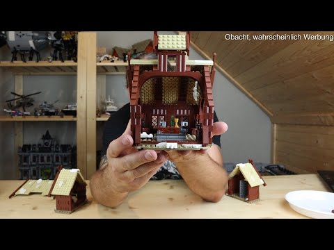 Lesdiy MOC-96080 - Die große Methalle - hoch die Hörner (Aufbau & Review)