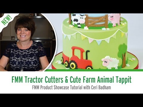 Cute Farm Animals 3 pc icing & gumpaste cutter set Cute Farm Animals 3 pc icing & gumpaste cutter set
