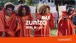 Euskaltel Zuntza MAX, WiFi 6rekin anuncio
