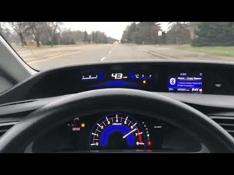 2014 Honda Civic EX Sedan 1.8 w/ CVT 0-60 MPH acceleration