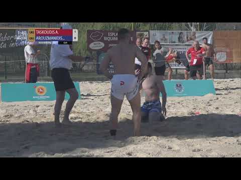 Round 1 Men's BW - 70 kg: A. TASKOUDIS (GRE) v. N. AROUZMANIDIS (GRE)