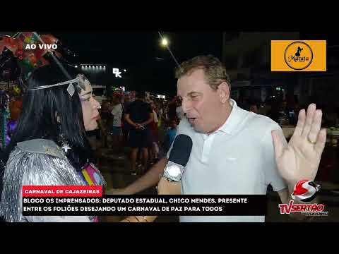 No Bloco dos Imprensados, Chico Mendes exalta papel da mídia e deseja Carnaval de paz em Cajazeiras