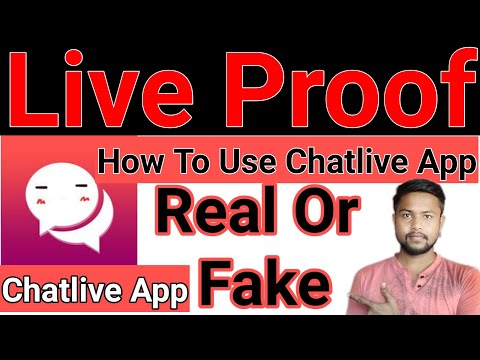 Chatlive App | How To Use Chatlive App | Live Proof Chatlive App Real or Fake |  chatlive app review