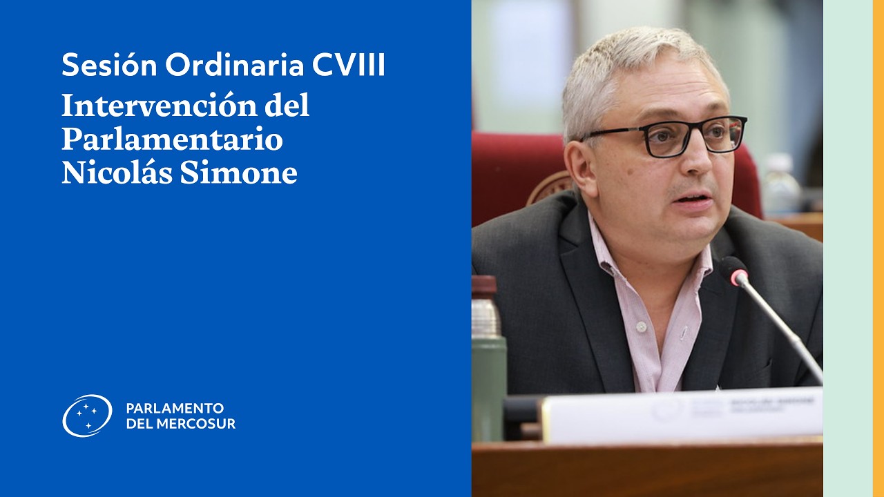 Intervención Parlamentario Nicolás Simone - Declaración de Bolivia