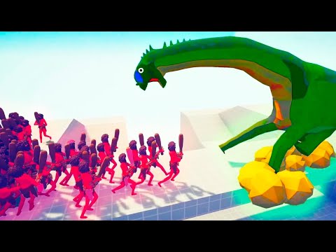 GIANT BRACHIOSAURUS 🦕 vs EVERY UNIT | TABS - Totally Accurate Battle Simulator
