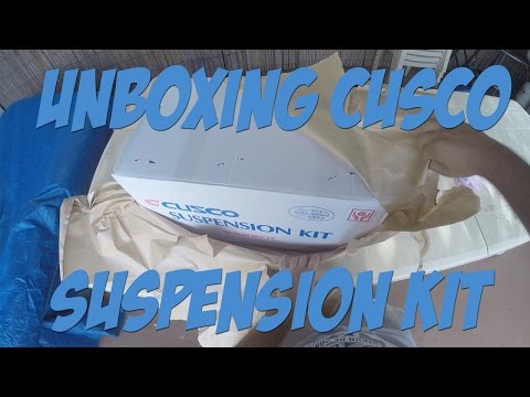 Unboxing Cusco Street Zero A Suspension Set Honda GK5 Fit Jazz