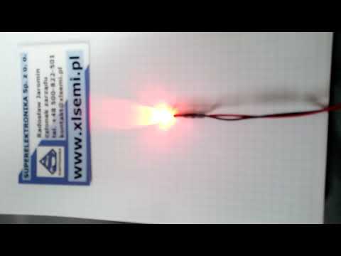 Dioda LED 12V RGB migająca 3mm