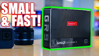 SMALL AMD Ryzen 9 PC Fits in My Travel Bag - Beelink GTR5