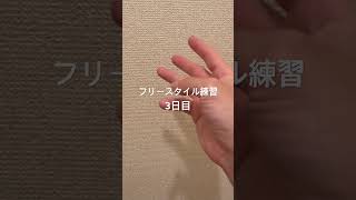 フリースタイル練習3日目