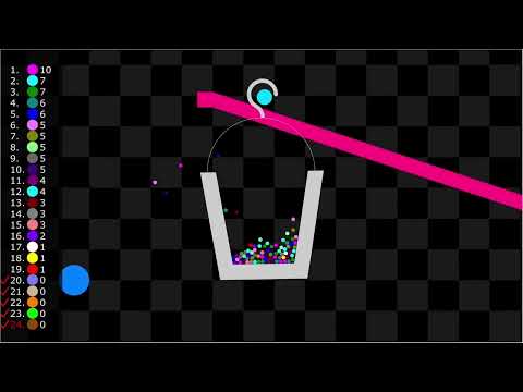 Stay in the Bucket   Survival Marble Race