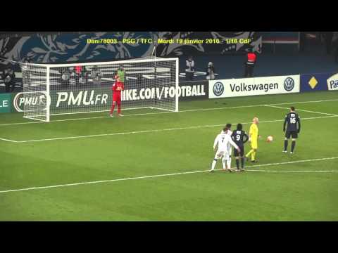 PSG / TFC 19.01.2016 : 2-1 (1/16 CdF) 4/4 : Les buts... ou presque