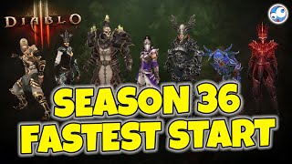 Fastest Start in Diablo 3 Season 36 (Soul Shards)