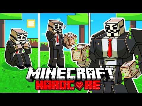 I Survived 100 DAYS as a HACKER in HARDCORE Minecraft!