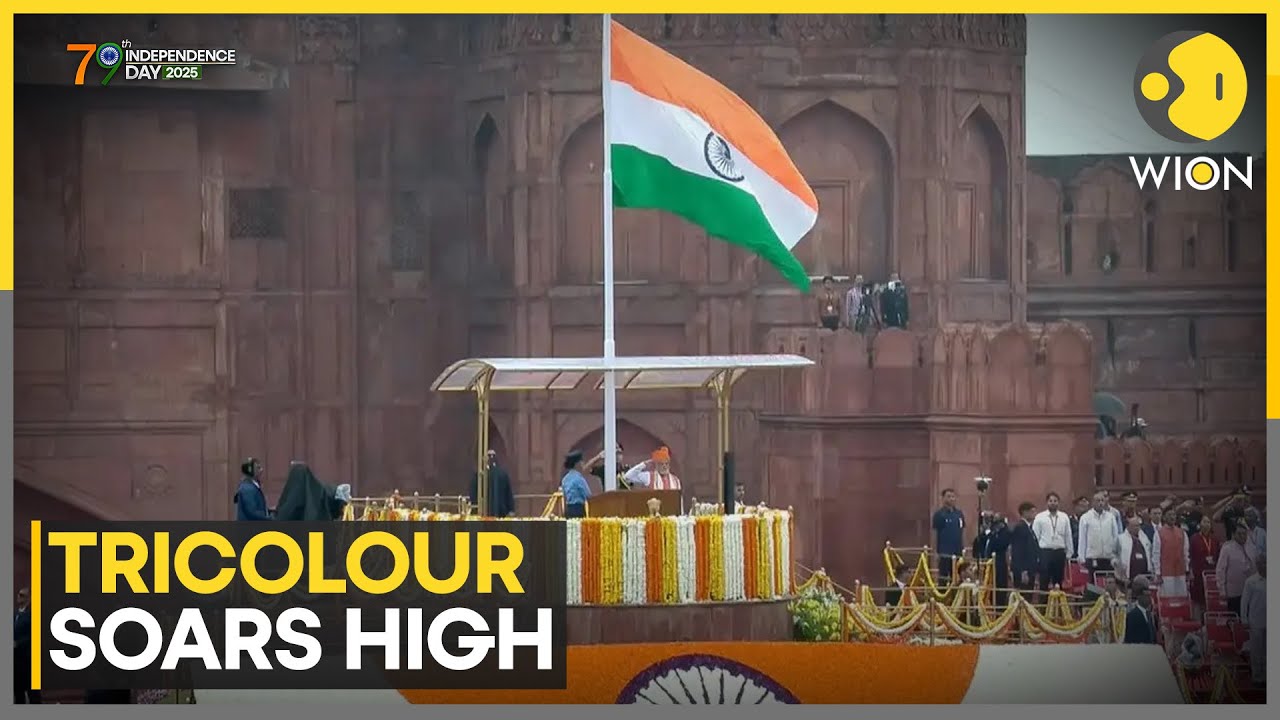 India Marks Independence Day with Patriotic Fervour as Tricolour Hoisted Across the Country | WION