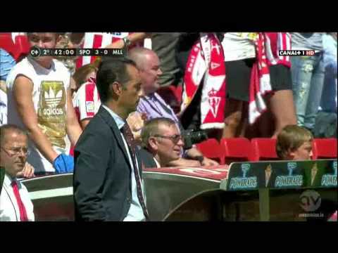 Gol Scepovic: Jª3 Sporting - Mallorca (narración Luis Eduardo García)