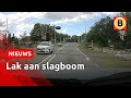 Auto raakt voorbijrazende trein, maar rijdt daarna gewoon door | Omroep Brabant