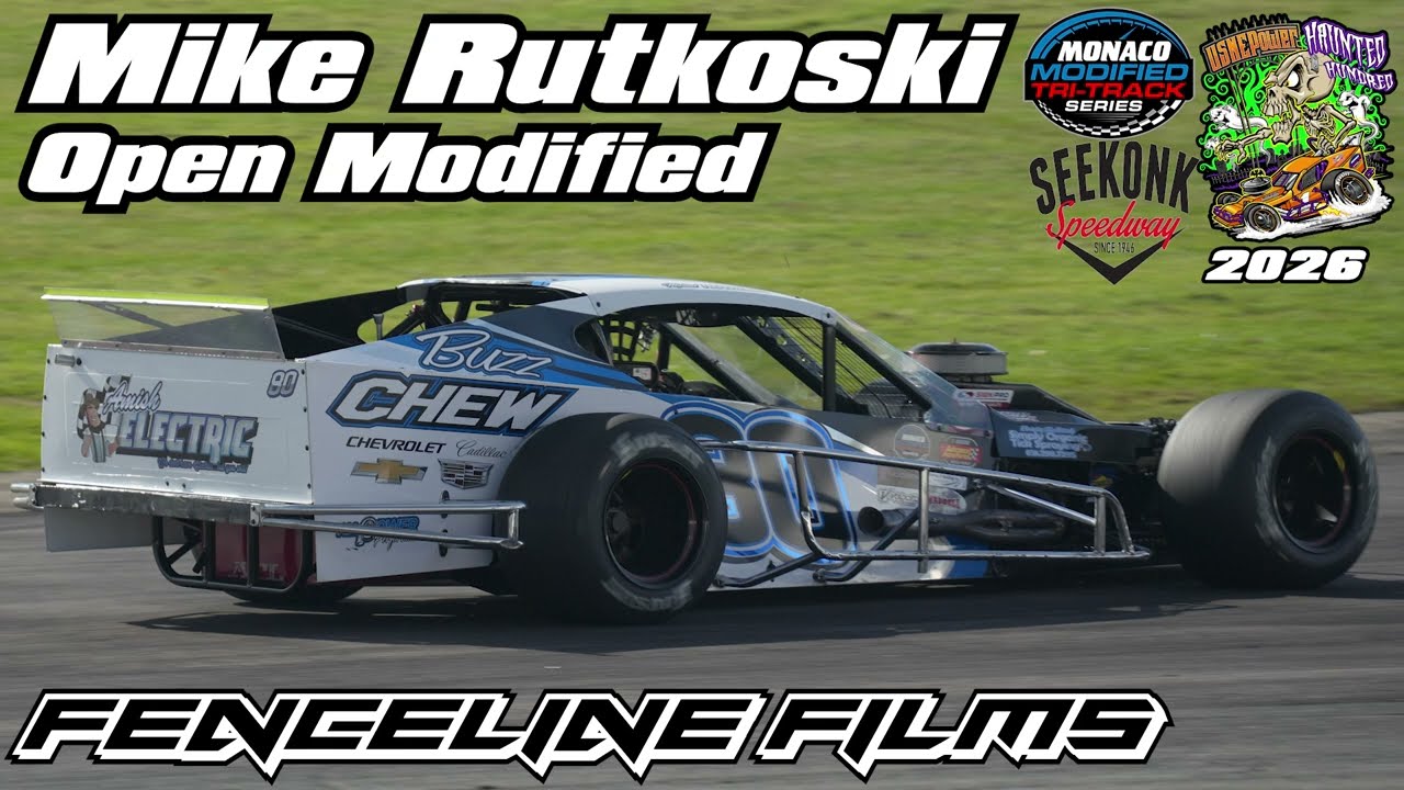 Mike Rutkoski Monaco Tri Track Modified USNE Power Haunted Hundred XL Seekonk Speedway 2026