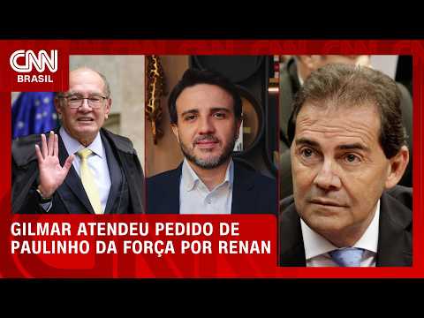 Gilmar Mendes atendeu pedido de Paulinha da Força por Renan em debate | CNN PRIME TIME