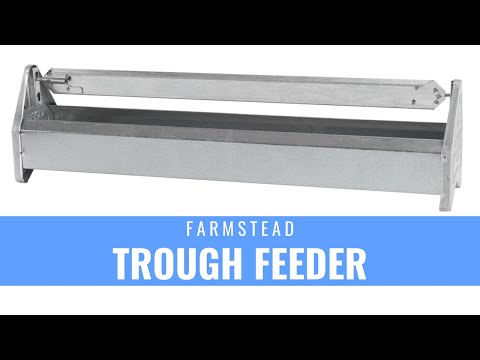 Chicken Trough Metal Feeder