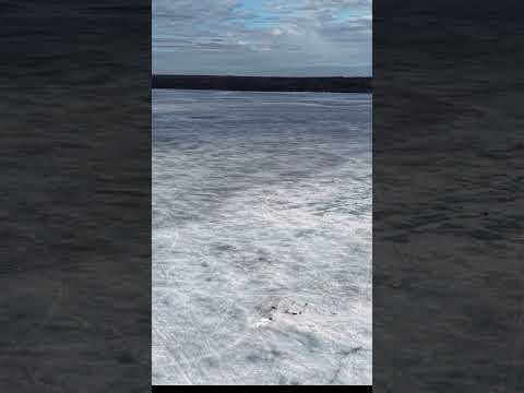 Christopher Lake Saskatchewan still iced up on May 7, 2026