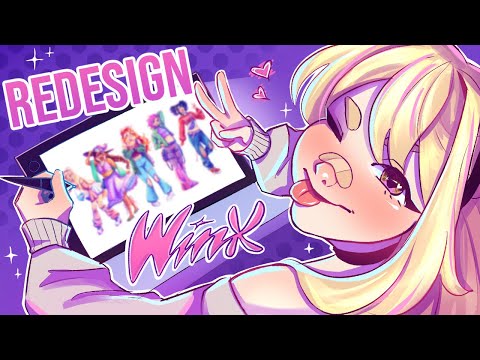Redesigning the Winx Club Fairies S1✨ | Let's Re-write (SPEEDPAINT)