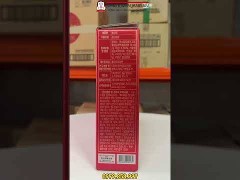 Video Nước Hồng Sâm Won Jung Kwan Jang (정관장) Hàn Quốc 70ml x 15 gói