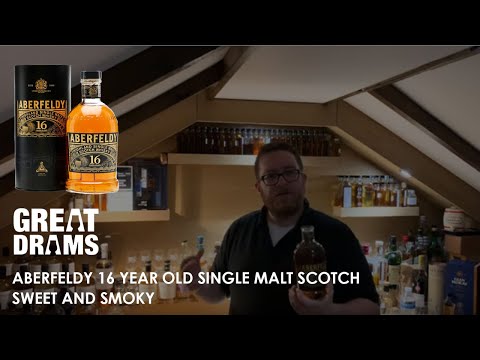 Aberfeldy 16 Year Old Single Malt Scotch | Sweet and Smoky | Whisky Review | GreatDrams