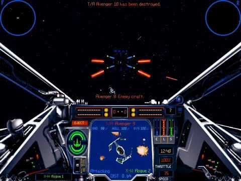 Playthrough of X-Wing vs TIE Fighter Rebel Mission 10 Part 2 - Destroy Reinforcements