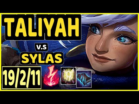 TARZAN (TALIYAH) vs SYLAS - QUADRAKILL 19/2/11 KDA JUNGLE CHALLENGER GAMEPLAY - KR